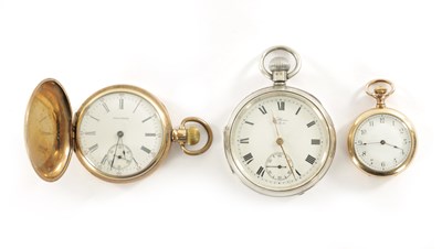 Lot 342 - TWO AMERICAN WALTHAM POCKET WATCHES