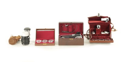 Lot 601 - A COLLECTION OF CARL ZEISS LENSES AND CAMERA ACCESSORIES