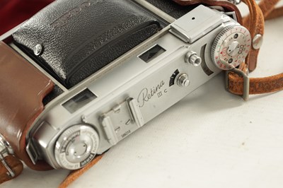 Lot 603 - A ZEISS IKON CONTAX II CAMERA WITH ACCESSORIES AND SPARES