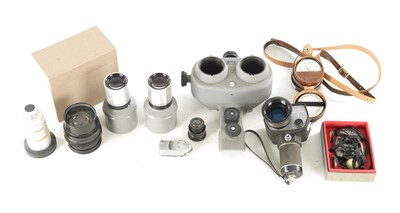 Lot 598 - A COLLECTION OF CAMERA LENSES, ADAPTERS AND ACCESSORIES