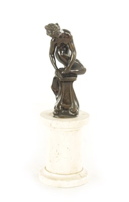 Lot 820 - AFTER BARTHELEMY PRIEUR. A LATE 19TH CENTURY PATINATED BRONZE SCULPTURE