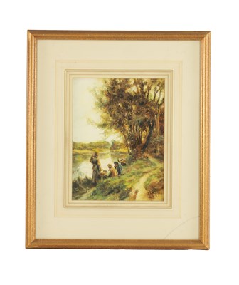 Lot 932 - LEON AUGUSTIN L'HERMITTE (1844 - 1925) WATERCOLOUR