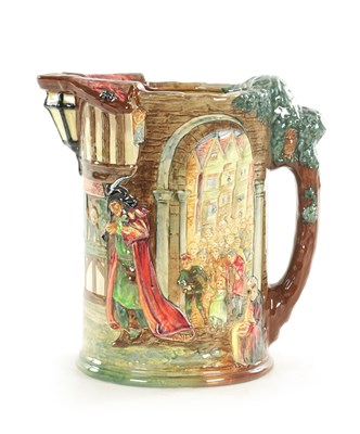 Lot 48 - A ROYAL DOULTON LIMITED EDITION THE PIED PIPER JUG No 244 of 600