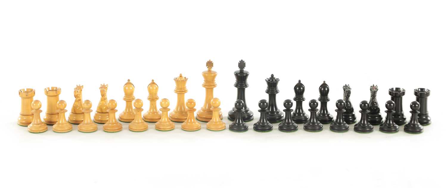 Lot 765 - A JACQUES OF LONDON STAUNTON CHESSMAN CHESS SET