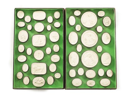 Lot 700 - PLASTER INTAGLIOS