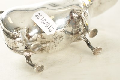 Lot 421 - A DUTCH 19TH CENTURY SILVER COW CREAMER