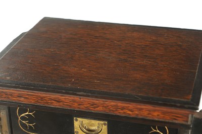 Lot 1181 - A LATE 19TH CENTURY PALMWOOD TABLE CABINET