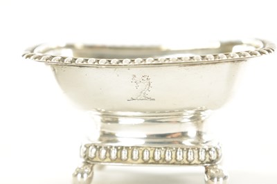 Lot 415 - A PAIR OF GEORGE III SILVER SALTS