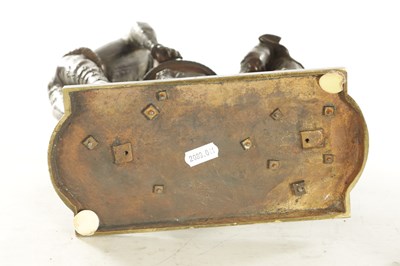 Lot 789 - A 19TH CENTURY FRENCH FIGURAL BRONZE SCULPTURE