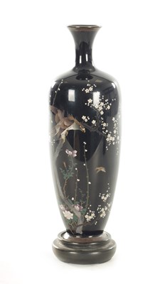 Lot 222 - A GOOD JAPANESE MEIJI CLOISONNE CABINET VASE