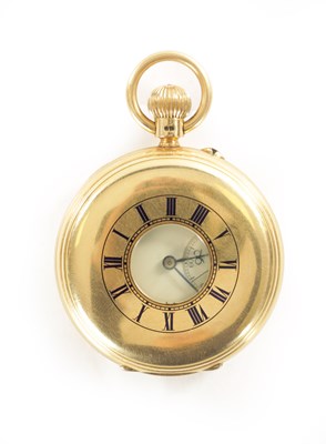 Lot 307 - ELKINGTON & CO. A FINE AND RARE 18CT GOLD POCKET WATCH WITH FREE SPRUNG KARRUSEL ESCAPEMENT