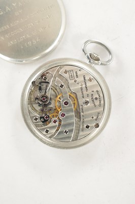 Lot 306 - VACHERON CONSTANTIN. A FINE AND LIGHTWEIGHT ALUMINIUM KEYLESS WINDING OPEN-FACED POCKET WATCH