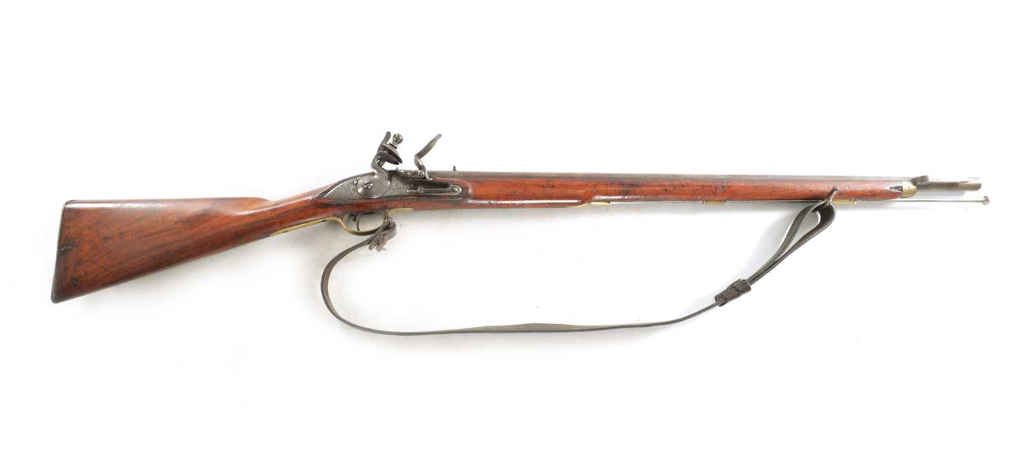 Lot 573 - J. MANTON FOR THE EAST INDIA COMPANY FLINTLOCK MUSKET