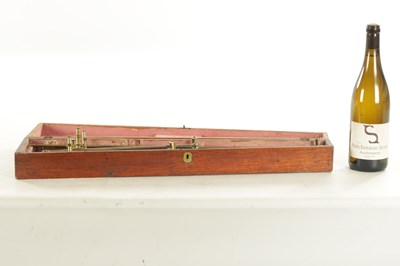 Lot 592 - A GEORGE III MAHOGANY CASED PANTOGRAPH BY BENJAMIN MARTIN, LONDON