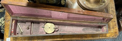 Lot 592 - A GEORGE III MAHOGANY CASED PANTOGRAPH BY BENJAMIN MARTIN, LONDON