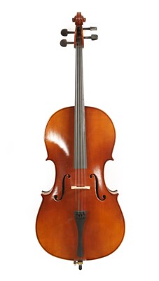 Lot 612 - A MODERN CELLO BEARING LABEL CLASSIC CANTABILES “STUDENT”