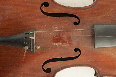 Lot 622 - AN ANTIQUE VIOLIN BEARING LABEL FOR “THE MAIDSTONE, LONDON”