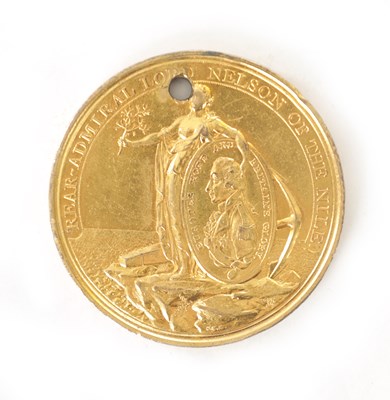 Lot 509 - A GILT BRONZE ALEXANDER DAVISON’S MEDAL OF THE NILE 1798