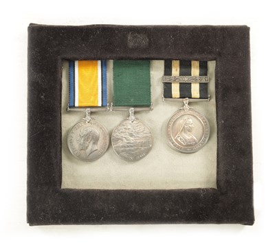 Lot 580 - A GROUP OF THREE MEDALS PRESENTED TO T.W. GOMERSALL