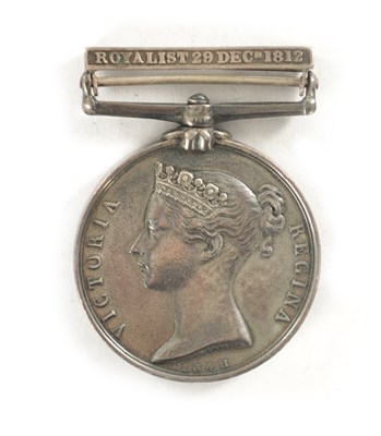 Lot 533 - NAVAL GENERAL SERVICE MEDAL 1848, AWARDED TO JOSEPH EDDIKER