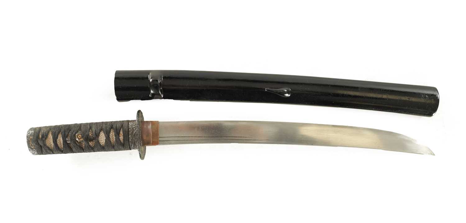 Lot 228 - A JAPANESE MEIJI PERIOD WAKIZASHI