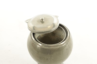 Lot 168 - AN UNUSUAL JAPANESE MEIJI PERIOD GLOBE CADDY