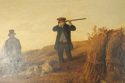 Lot 942 - A PAIR OF 19TH CENTURY OILS ON CANVAS OF HUNTING SCENES