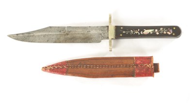 Lot 546 - A 19TH CENTURY BOWIE KNIFE