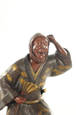 Lot 183 - A 19TH CENTURY JAPANESE MEIJI PERIOD BRONZE OKIMONO BY MIYAO