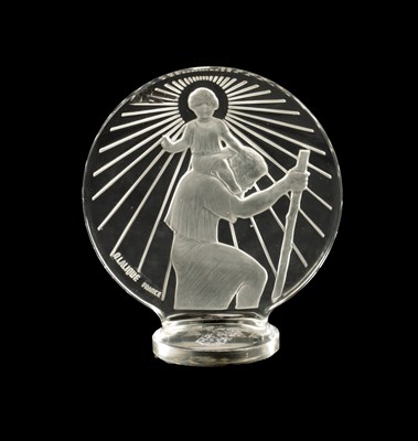 Lot 13 - A RENE LALIQUE 'ST CHRISTOPHER' CAR MASCOT