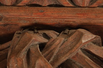 Lot 1337 - A RARE 18TH CENTURY STYLE CARVED PINE CONSOLE TABLE IN THE MANNER OF WILLIAM KENT