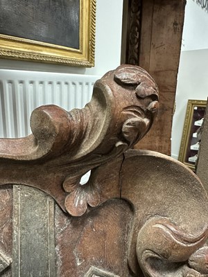 Lot 1337 - A RARE 18TH CENTURY STYLE CARVED PINE CONSOLE TABLE IN THE MANNER OF WILLIAM KENT