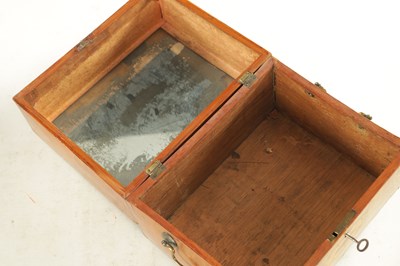 Lot 963 - A LATE 19TH CENTURY ROSEWOOD DECANTER BOX