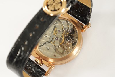 Lot 345 - A GENTLEMAN’S 14KT ROSE GOLD PATEK PHILIPPE WRISTWATCH WITH POCKET WATCH MOVEMENT