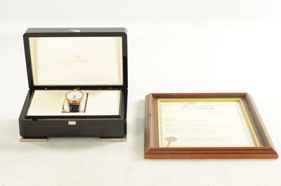 Lot 345 - A GENTLEMAN’S 14KT ROSE GOLD PATEK PHILIPPE WRISTWATCH WITH POCKET WATCH MOVEMENT