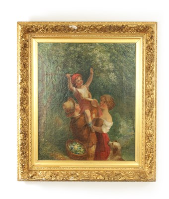 Lot 926 - EDWARD JOHN COBBETT (1815-1899) OIL ON CANVAS