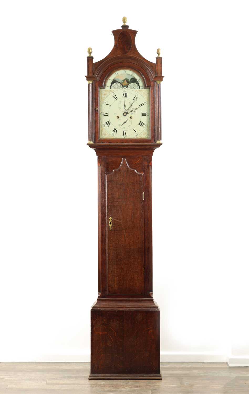 Lot 1128 - ROSS, HULL. A LATE 18TH CENTURY OAK CASED