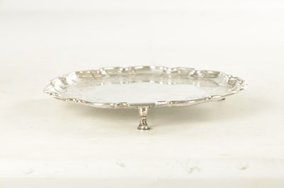 Lot 414 - A GEORGE II SILVER SALVER