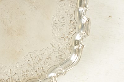 Lot 414 - A GEORGE II SILVER SALVER