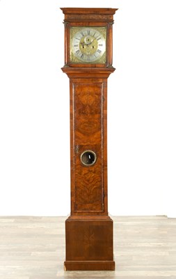 Lot 1078 - WILLIAM TRIPPETT, LONDON. AN EARLY 18TH CENTURY WALNUT EIGHT-DAY LONGCASE CLOCK