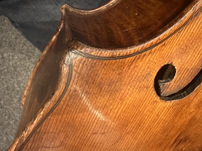 Lot 617 - AN INTERESTING ENGLISH CELLO SIGNED IN PENCIL WILLIAM HOWARTH