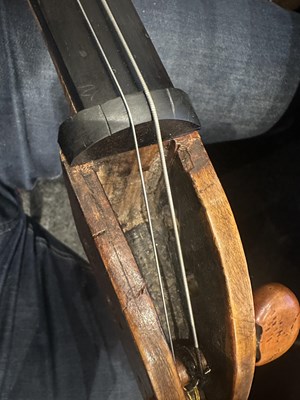 Lot 617 - AN INTERESTING ENGLISH CELLO SIGNED IN PENCIL WILLIAM HOWARTH