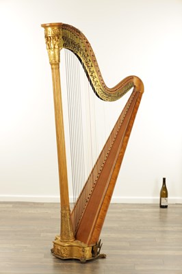 Lot 619 - SEBASTIAN ERARD, 18 GREAT MARLBOROUGH STREET LONDON. A FINE LATE 19TH CENTURY 43 STRING EIGHT PEDAL CONCERT HARP