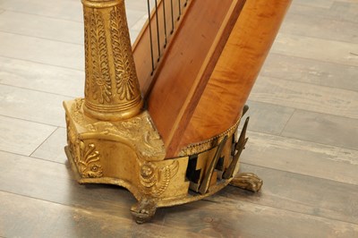 Lot 619 - SEBASTIAN ERARD, 18 GREAT MARLBOROUGH STREET LONDON. A FINE LATE 19TH CENTURY 43 STRING EIGHT PEDAL CONCERT HARP