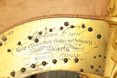 Lot 619 - SEBASTIAN ERARD, 18 GREAT MARLBOROUGH STREET LONDON. A FINE LATE 19TH CENTURY 43 STRING EIGHT PEDAL CONCERT HARP