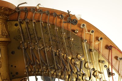 Lot 619 - SEBASTIAN ERARD, 18 GREAT MARLBOROUGH STREET LONDON. A FINE LATE 19TH CENTURY 43 STRING EIGHT PEDAL CONCERT HARP