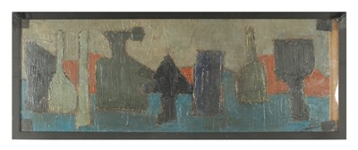 Lot 948 - IN THE MANNER OF NICOLAS DE STAEL (1914-1955) OIL ON CANVAS