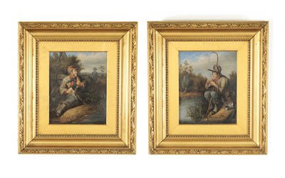 Lot 953 - JOHANNES BEUGELINK (1798-1847). A PAIR OF 19TH CENTURY OILS ON CANVAS