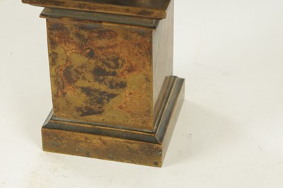 Lot 781 - A 19TH CENTURY BRONZE BUST OF GEORGE IV
