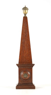 Lot A 19TH CENTURY OAK OBLISKE